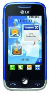 Handy LG GS290 Cookie Fresh Silver/Blue Blau NEU & OVP Touchscreen