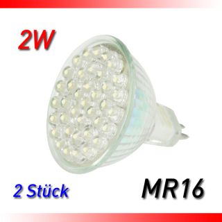 2X 2W MR16 HIGH POWER LED Lampe Licht Warmweiss 30 LEDs Leuchte