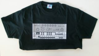 High Quality Roland TB 303 T Shirt With The Cult Bass Line Design.