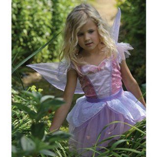 Mädchen Pink & Lila Schmetterlings Fee Kostüm mit Flügeln 6 8 Jahre