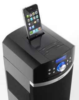 Lenco iPT 223 Tower Dockingstation für Apple iPod/iPhone mit 3D Sound