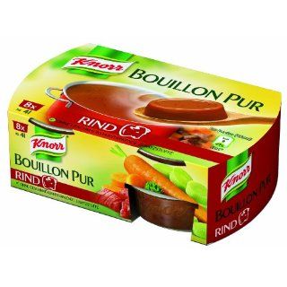 Knorr Bouillon Pur Rind, 6er Pack (6 x 224 g Karton) 