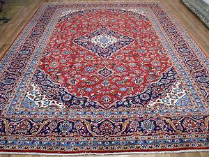schöner Perser Teppich (Kashan cm 406 x 295) Orientteppich Nr. 3332