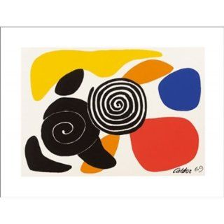 Alu Dibondbild Spirals and Petals, 1969 von Alexander Calder, 80 x