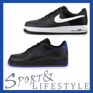 Nike Air Force 1 One Low schwarz weiß grau / blau Diverse Größen