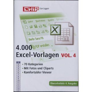 4000 professionelle Excel Vorlagen Vol.4 CHIP Vorlagen