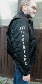 CWU Blouson Jacke mit Stickerei bestickt Armstick Name