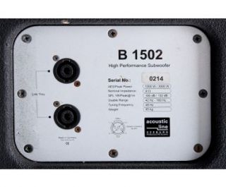 Acoustic Line B1502 Subwoofer 2 Stück Set Lautsprecher gebraucht