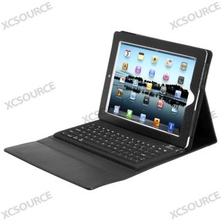 Leder Tasche Case Cover Stand Bluetooth Tastatur Smart für iPad 2