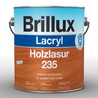 Brillux Lacryl Holzlasur 235, Eiche 1410 für außen und innen, 2,25L