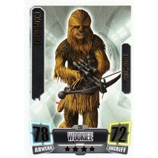 Star Wars Force Attax Serie 2 Einzelkarte 235 Chewbacca Wookiee Force