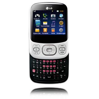 LG C320 C 320 weiss schwarz Handy kein Simlock UMTS 2MP