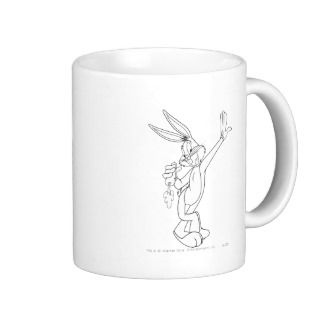 Bugs Bunny Eating Carrot Coffee Mugs