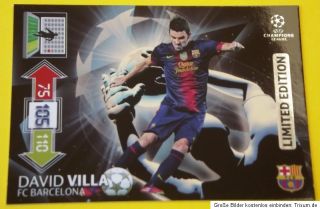 Villa Panini Adrenalyn Champions League CL 2012 2013 Limitiert