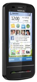 Nokia C6 00 Smartphone (8.1 cm (3.2 Zoll) Display, QWERTZ Tastatur