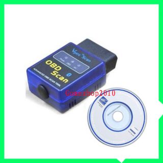 Newest Bluetooth CAR scanner ELM327 OBD2 EOBD Diagnose tool