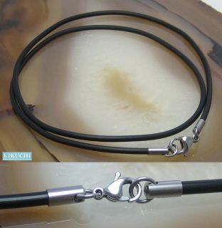 Herren Damen 316L Edelstahl Halskette Halsband Collier 2mmØ/47cm
