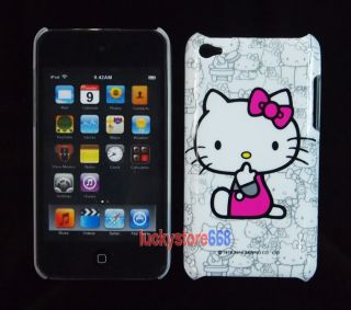 Hello Kitty Hard Back Skin Case Cover for iPod Touch iTouch 4G 4th