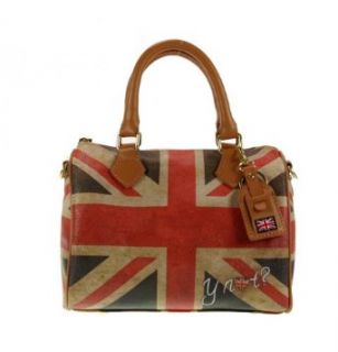 NOT Flagge UK Damen Bowling Bag Handtasche B 318 31x21x18 (BxHxT