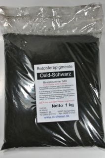 Anthrazit Grau Oxidschwarz Pigment 1 kg Nr.540 Pulverfarbe für Zement
