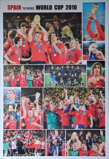 SPAIN The Winner WORLD CUP 2010 POSTER #1 23x34