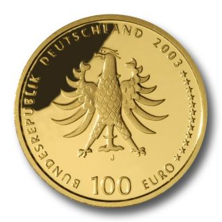 100 Euro Quedlinburg 2003 1/2 oz Gold