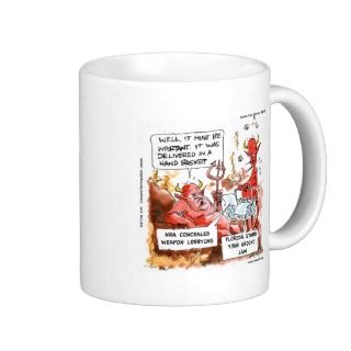 Fl Stand Your Ground Law In Hell Funny Gifts & Tee Coffee Mugs