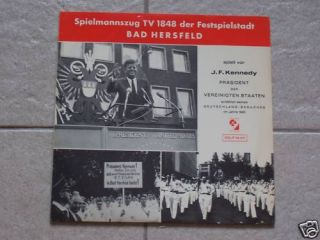 Spielmannszug TV 1848 Bad Hersfeld spielt vor John F. Kennedy / Rare