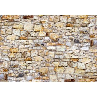 Wand Steinwand Felsen Mauer Natur Stone   8 teilig   Größe 366 x 254
