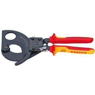 Knipex 95 36 280 VDE Kabelschneider Ratschenprinzip isoliert mit