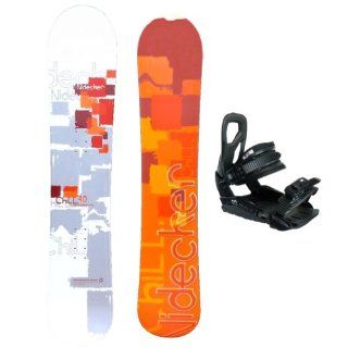 SET Nidecker Chill Freeride Snowboard 160 cm + Bindung Snow Pro X