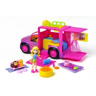Mattel W6227   Polly Pocket Pop Pyjamaparty Safari Truck, Zubehör
