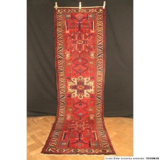 Antik Handgeknüpfter Perser Palast Teppich Heriz Heris Iran Tappeto