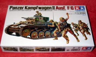 WWII deutscher German Panzer Kampfwagen II Ausf. F/G 1:35 Tamiya Neu
