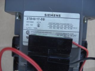 Siemens Leistungsschütz Contactor 3TB48 17 0B