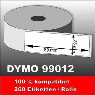 Dymo Label 99012 89x36 mm 6 x 260  1560 Etiketten 100% kompatibel