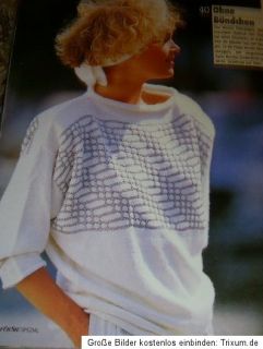 Für Sie 1986 Bilder im Text Stricken Strickheft Handarbeitsheft Damen