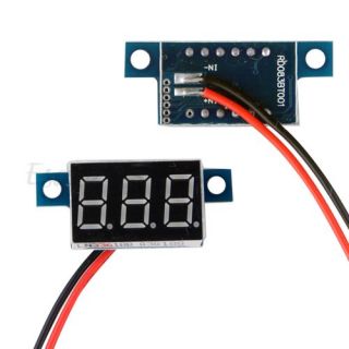 Mini Digital Voltmeter LED Spannungsanzeige Panelmeter 3.3 30V Blau