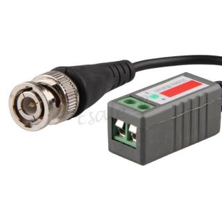 Paar BNC Wireless Video Balun Transmitter Konverter Kamera DVR UTP