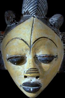 26235 Terrakotta.Maske der Lumba,Gabun,Afrika