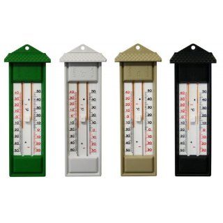 Min Max Innen   Aussen   Garten Thermometer mit 2 Skalen