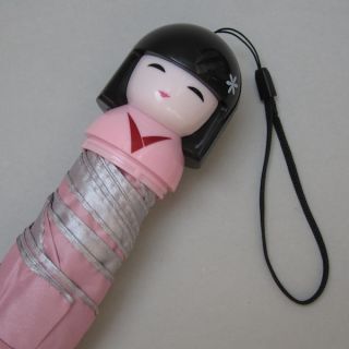 Kokeshi Manga Schirm Regenschirm Taschenschirm cute japanese doll
