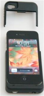 IPhone 4 / 4S Zusatzakku 1900 mAh Cover Akkupack externe Batterie