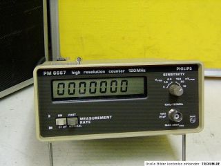 Philips PM 6667, professioneller Frequenzzähler (Fluke)