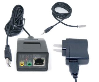 1W340(TEMPerLAN_20) 2 x 18B20 Sensor 1 x 5M Audio extending Cable