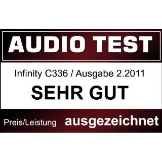 Infinity C336 schwarz, 3 Wege Standlautsprecher Audio