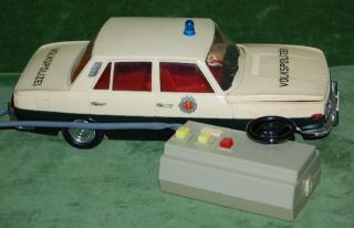 Spielzeug Auto Polizeiauto Wartburg 353 Fernlenkauto alt 
