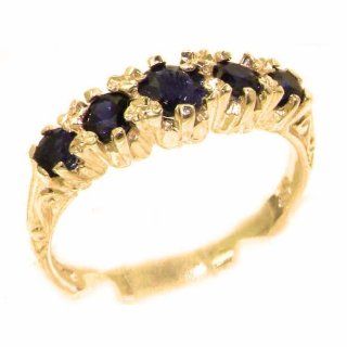 Antik Große Damen Ring mit English Hallmarks    9Karat Gelbgold Hohe