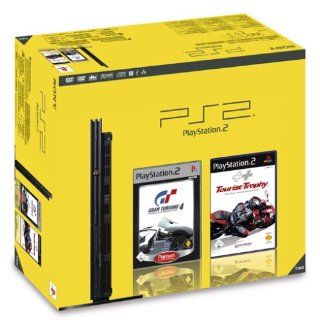 PlayStation 2   PS2 Konsole, black inkl. Gran Turismo 4