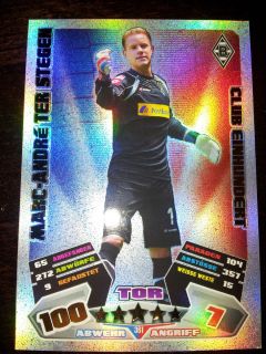 Attax/attack 12/13 Club Einhundert 100 Ter Stegen Gladbach Nr. 361 Neu